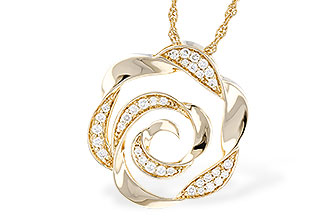 B283-21758: NECKLACE .20 TW