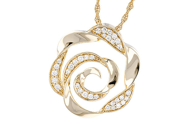B283-21758: NECKLACE .20 TW