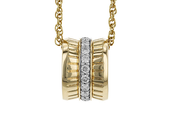 B283-26312: NECKLACE .24 TW