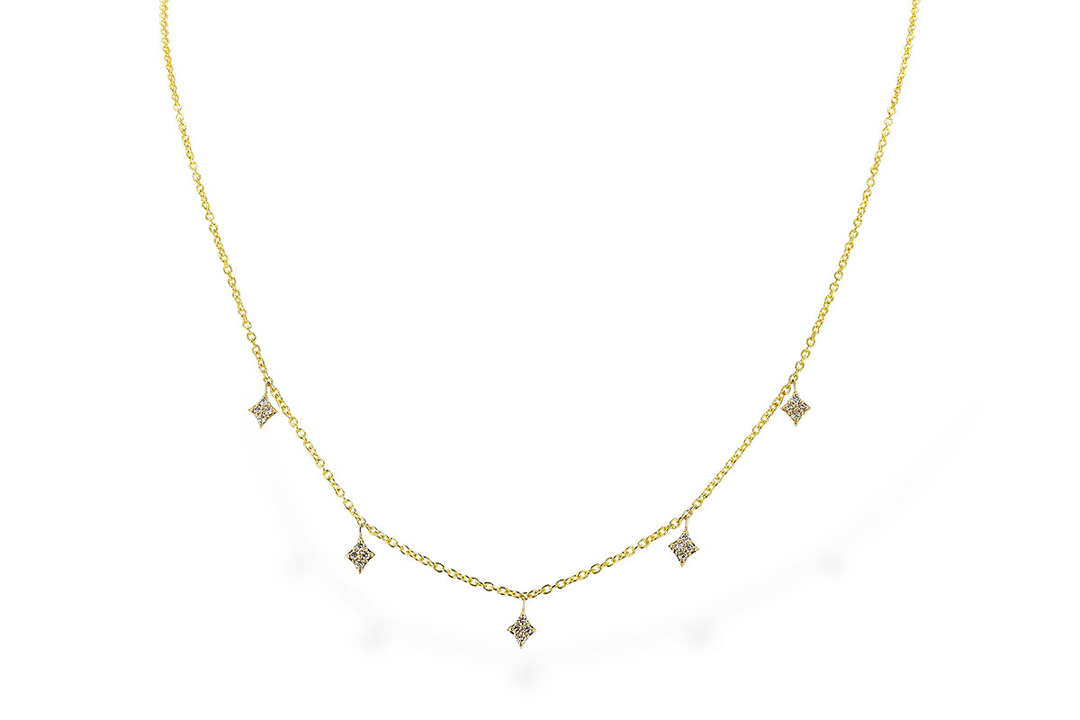 B283-26321: NECKLACE .19 TW (18")