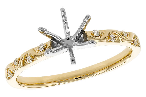 B284-09976: LDS SEMI DIA RG .05 TW