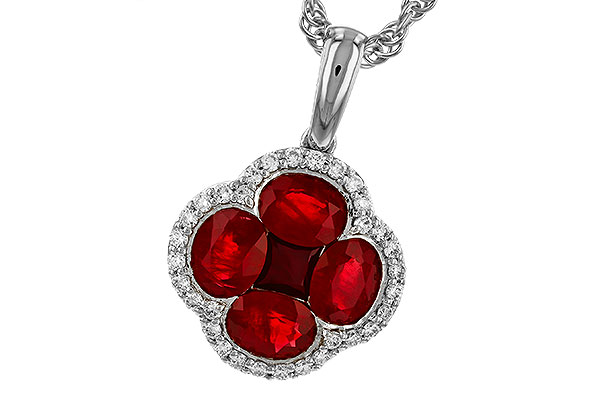 B284-11730: NECKLACE 1.72 RUBY 1.87 TGW