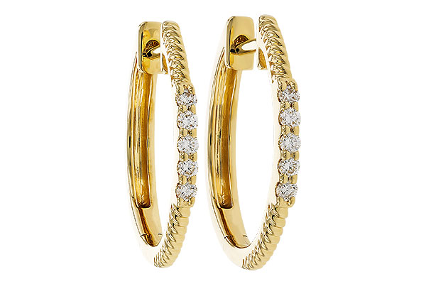 B284-14521: EARRINGS .11 TW