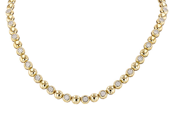 B284-14539: NECKLACE .87 TW (17")