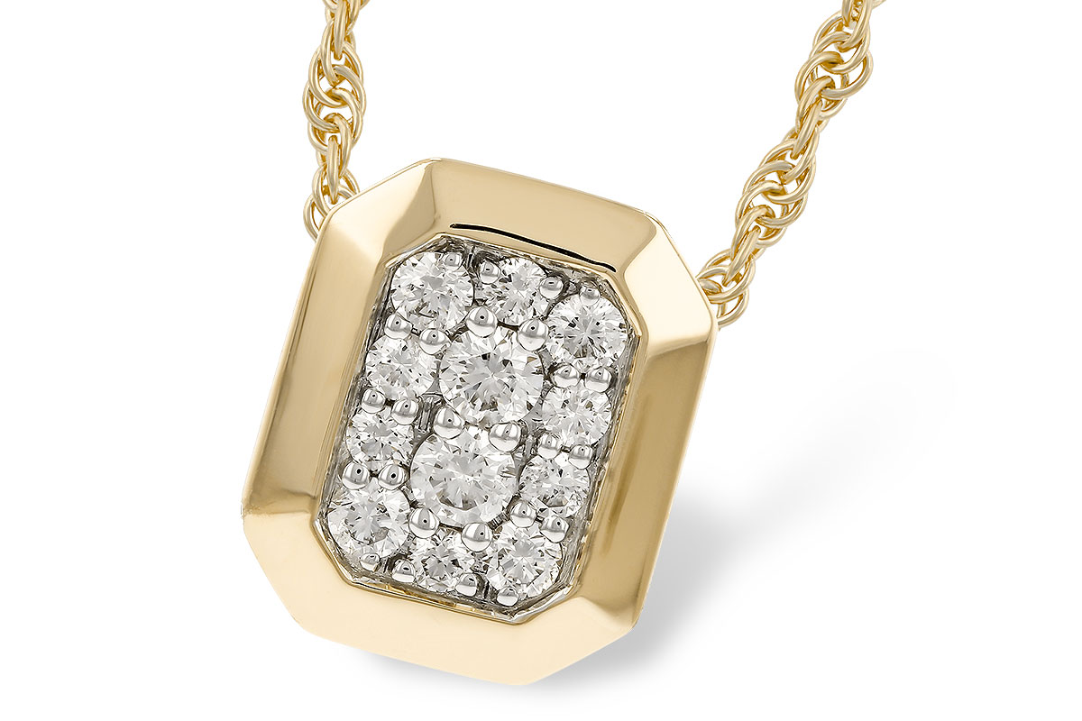 B284-16285: NECKLACE .25 TW