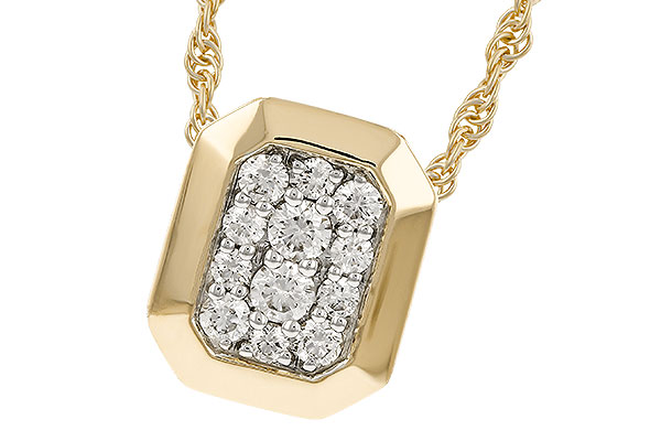 B284-16285: NECKLACE .25 TW