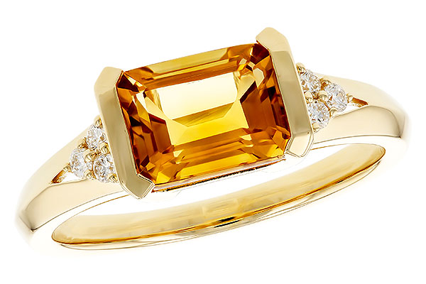 B284-16303: LDS RG 1.46 CITRINE 1.55 TGW (8x6MM CIT)