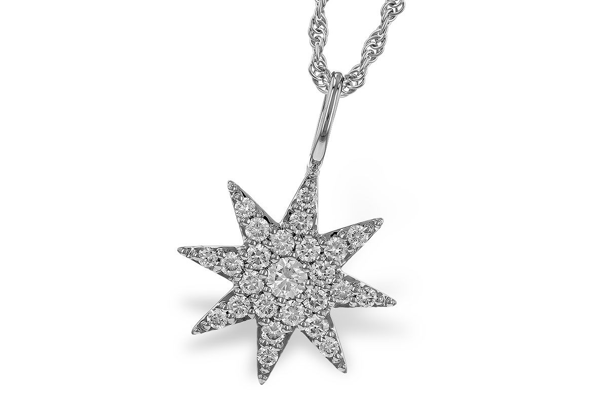 B284-16312: NECKLACE .48 TW