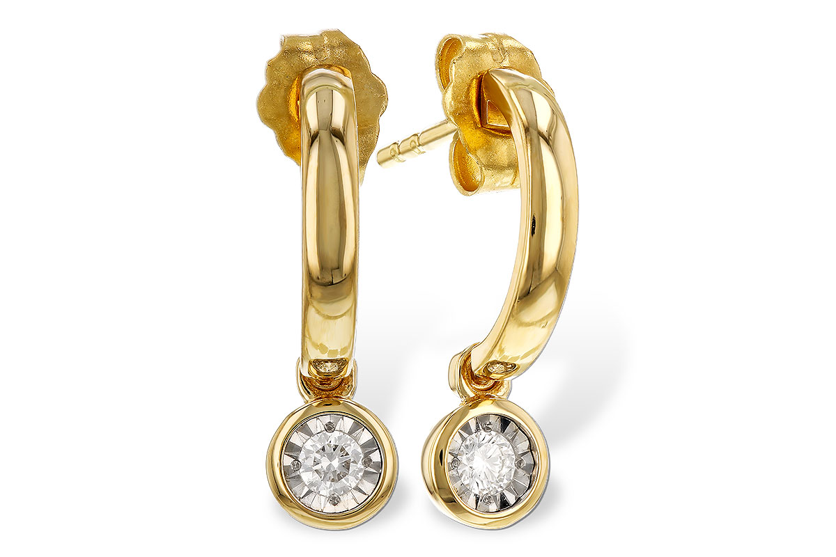 B284-16321: EARRINGS .10 TW