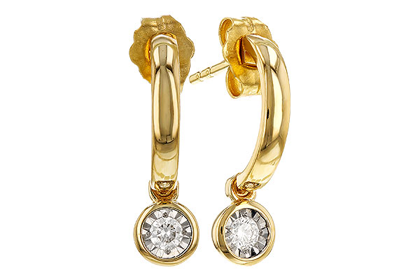 B284-16321: EARRINGS .10 TW