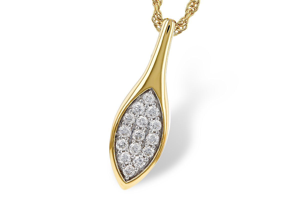 B284-16358: NECKLACE .20 TW