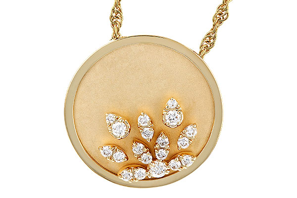 B284-17221: NECKLACE .15 TW