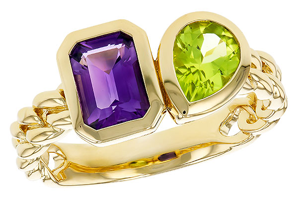 B284-18103: LDS RG 1.28 TW SEMI-PRECIOUS (AMY,PER)