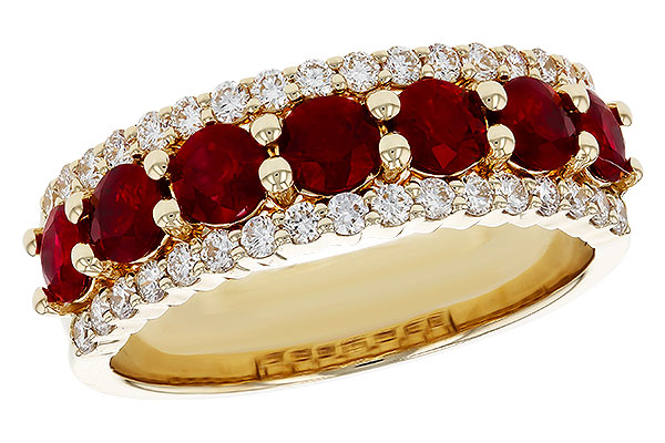 B285-00858: K197-76348 W/RUBY 1.26 TW RUBY 1.70 TGW