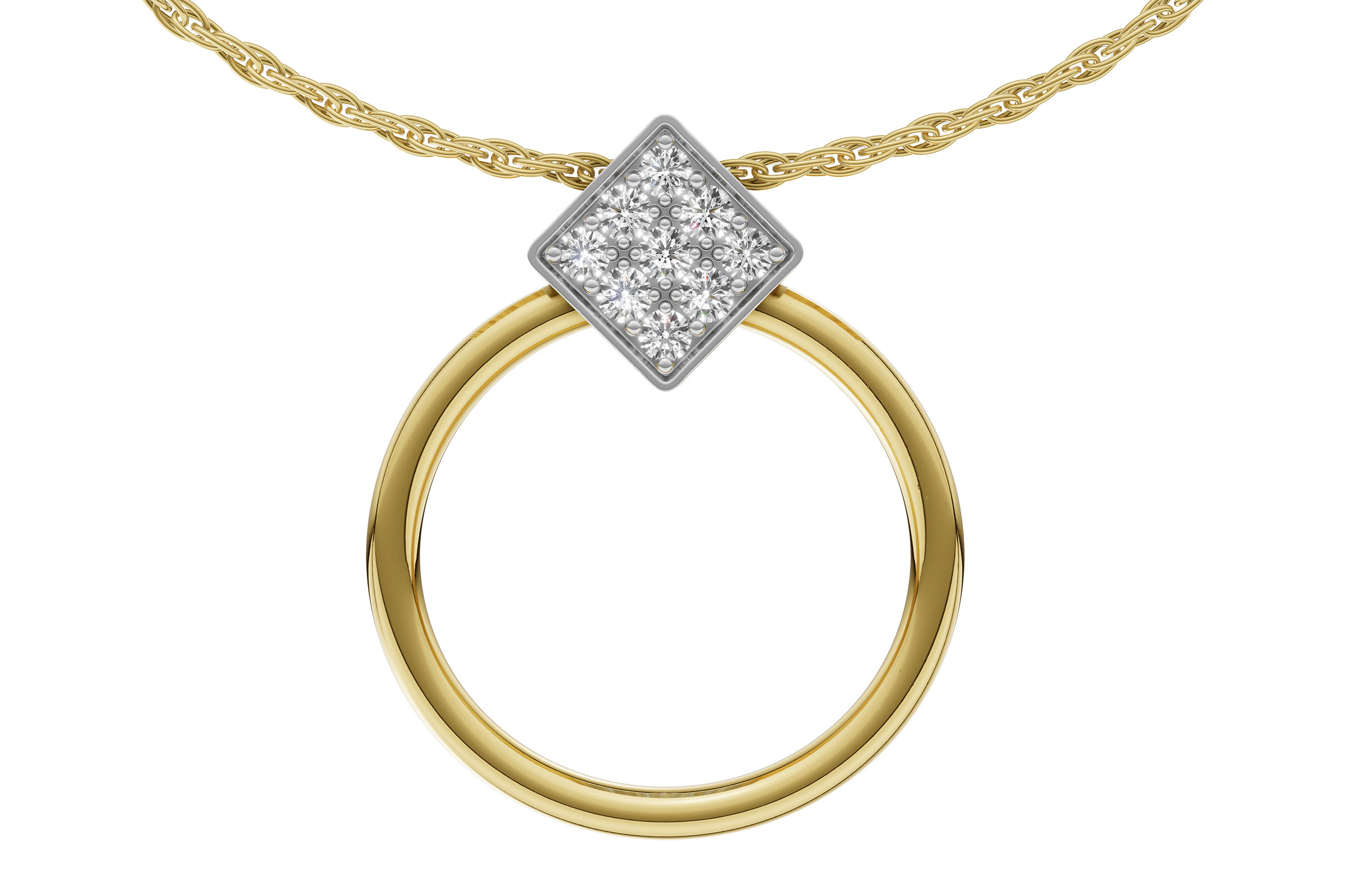B285-01758: NECKLACE .25 TW