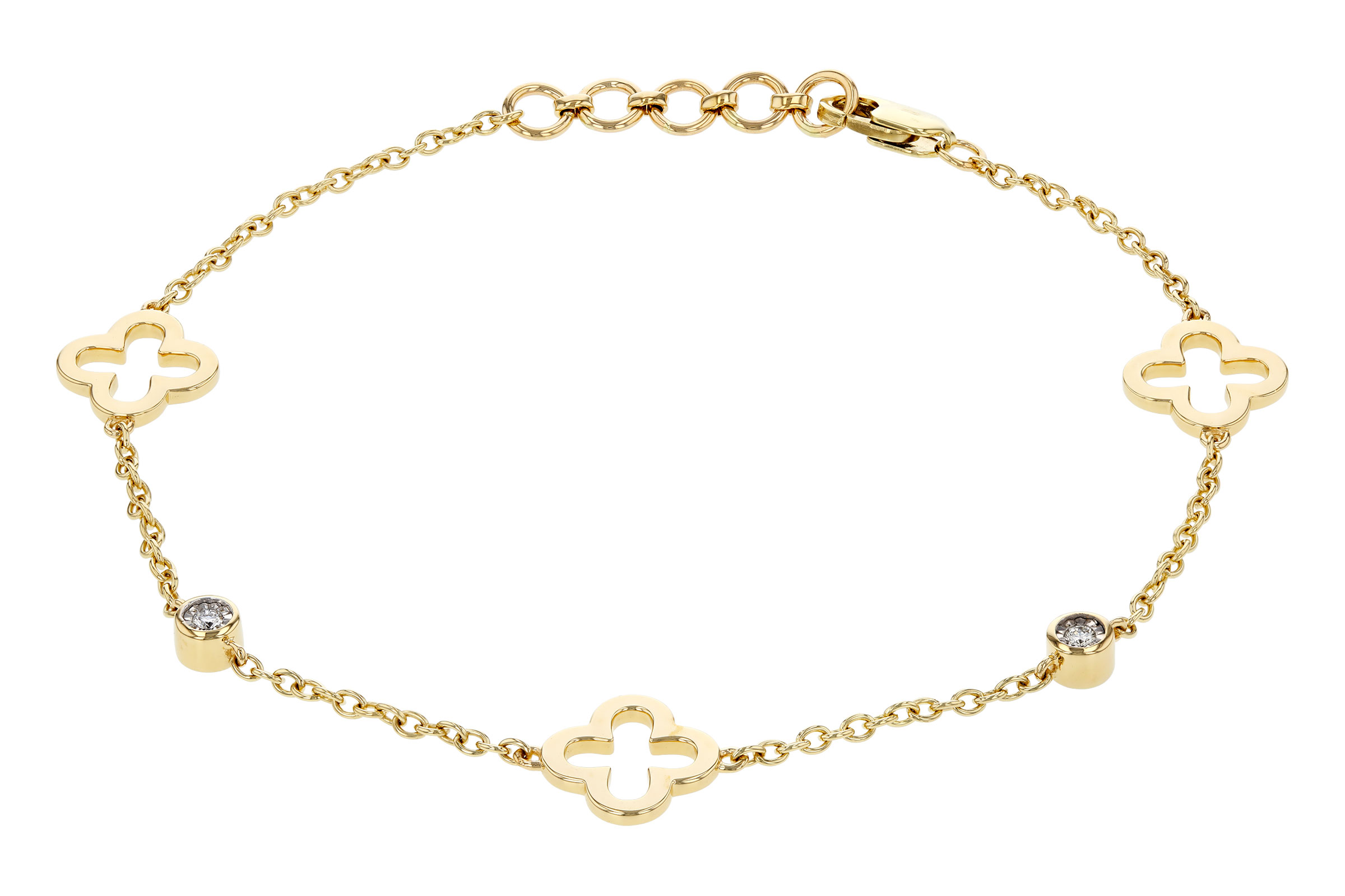 B285-01776: BRACELET .06 TW (7.25")