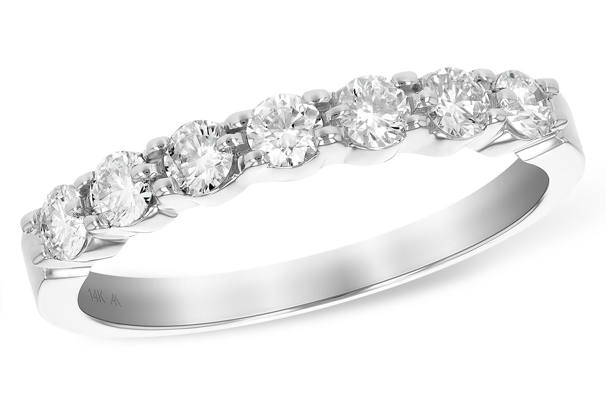 C102-33630: LDS DIA WED RG .50 TW (7 STONES)