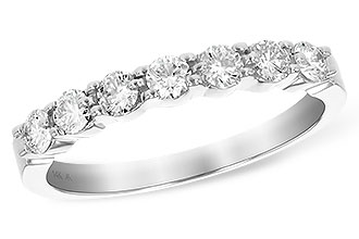 C102-33630: LDS DIA WED RG .50 TW (7 STONES)