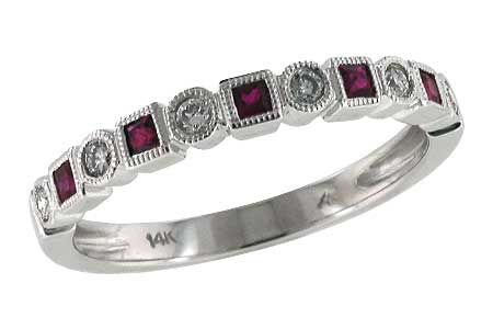C105-98176: LDS WED RG .18 RUBY .30 TGW