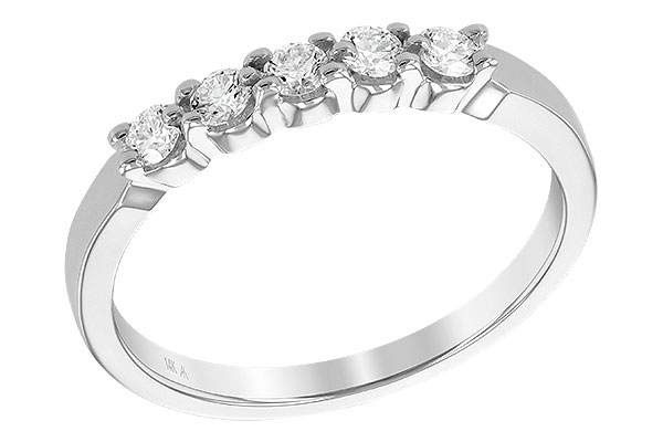 C195-04467: LDS DIA WED RG .25 TW (5 STONES)