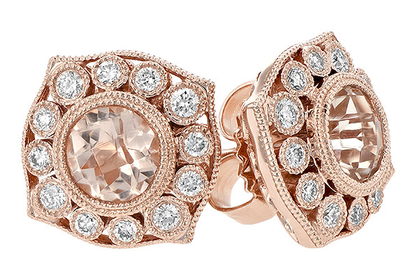 C197-77203: EARR .75 MORGANITE .98 TGW