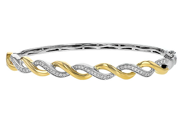 C198-69048: BANGLE BRACELET .42 TW