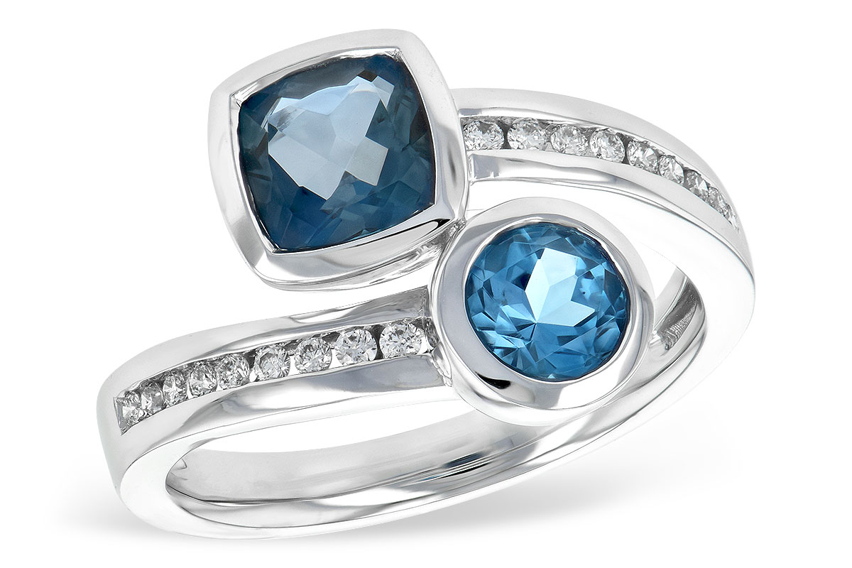 C198-72712: LDS RG 1.55 TW BLUE TOPAZ 1.70 TGW