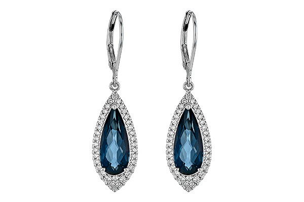 C199-56276: EARR 5.05 LONDON BLUE TOPAZ 5.42 TGW