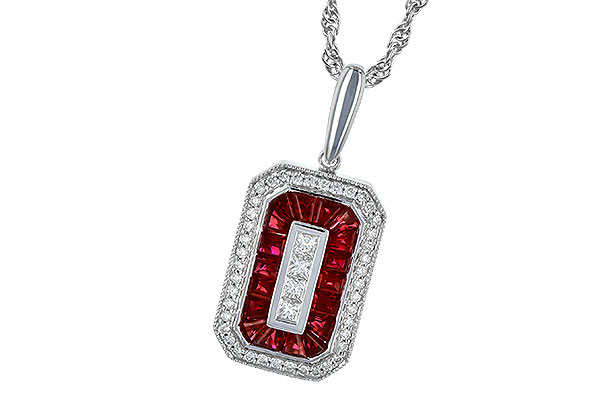 C199-58167: NECK 1.09 RUBY 1.42 TGW