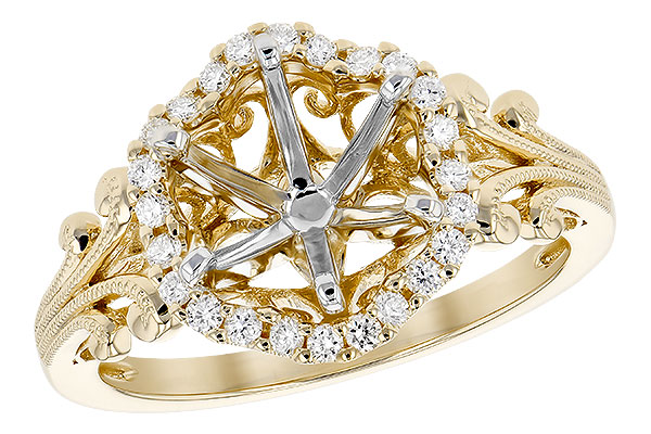 C282-29039: LDS SEMI DIA RG .20 TW (FOR 2.00 CTR)