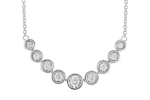 C282-30876: NECKLACE .75 TW