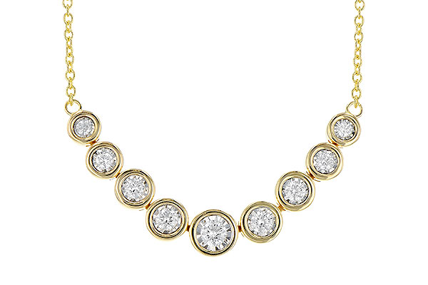 C282-30876: NECKLACE .75 TW