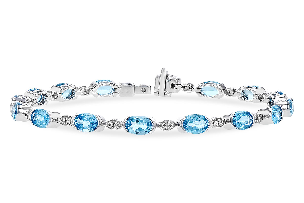 C283-19003: BRACELET 7.80 SWISS BLUE TOPAZ 7.96 TGW
