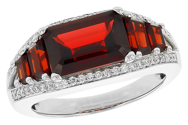 C283-23585: LDS RG 4.20 TW GARNET 4.45 TGW