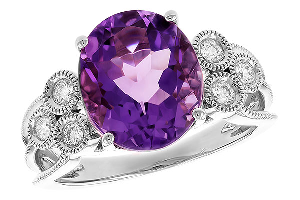 C283-23603: LDS RG 3.90 AMETHYST 4.16 TW (12x10 AMY)