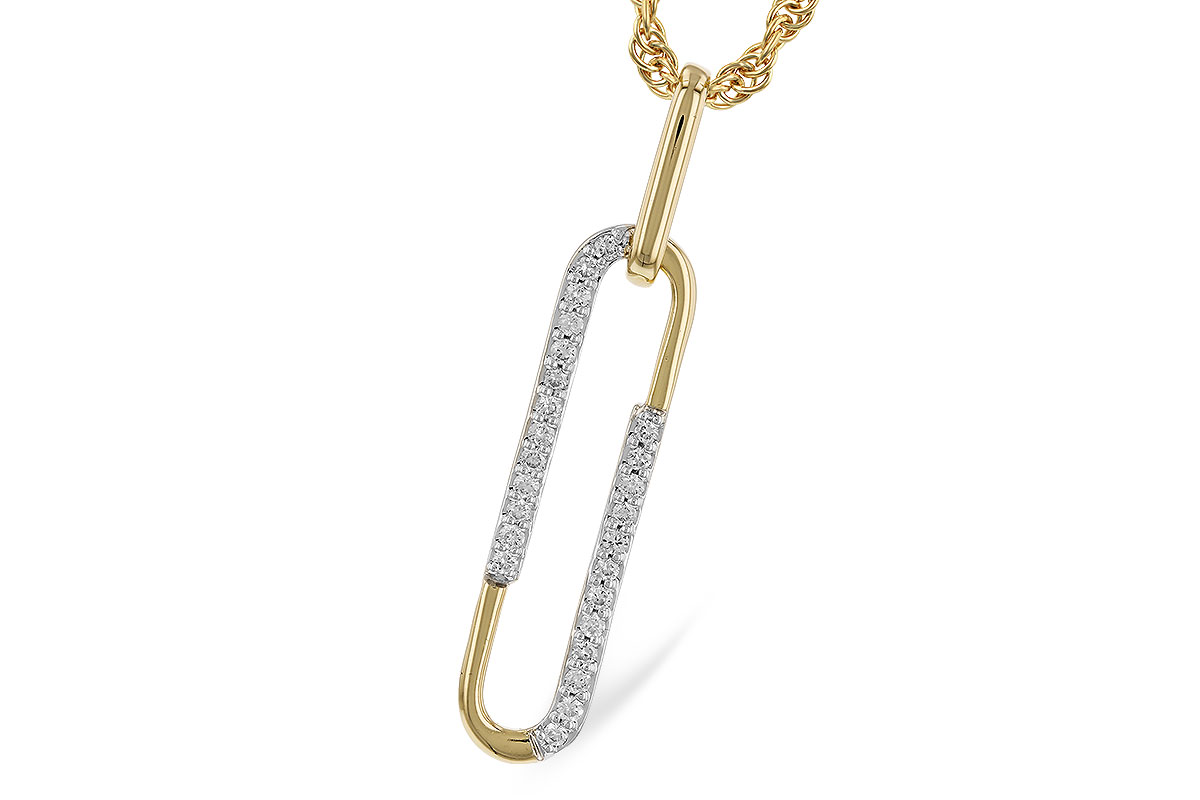 C283-24476: NECKLACE .14 TW