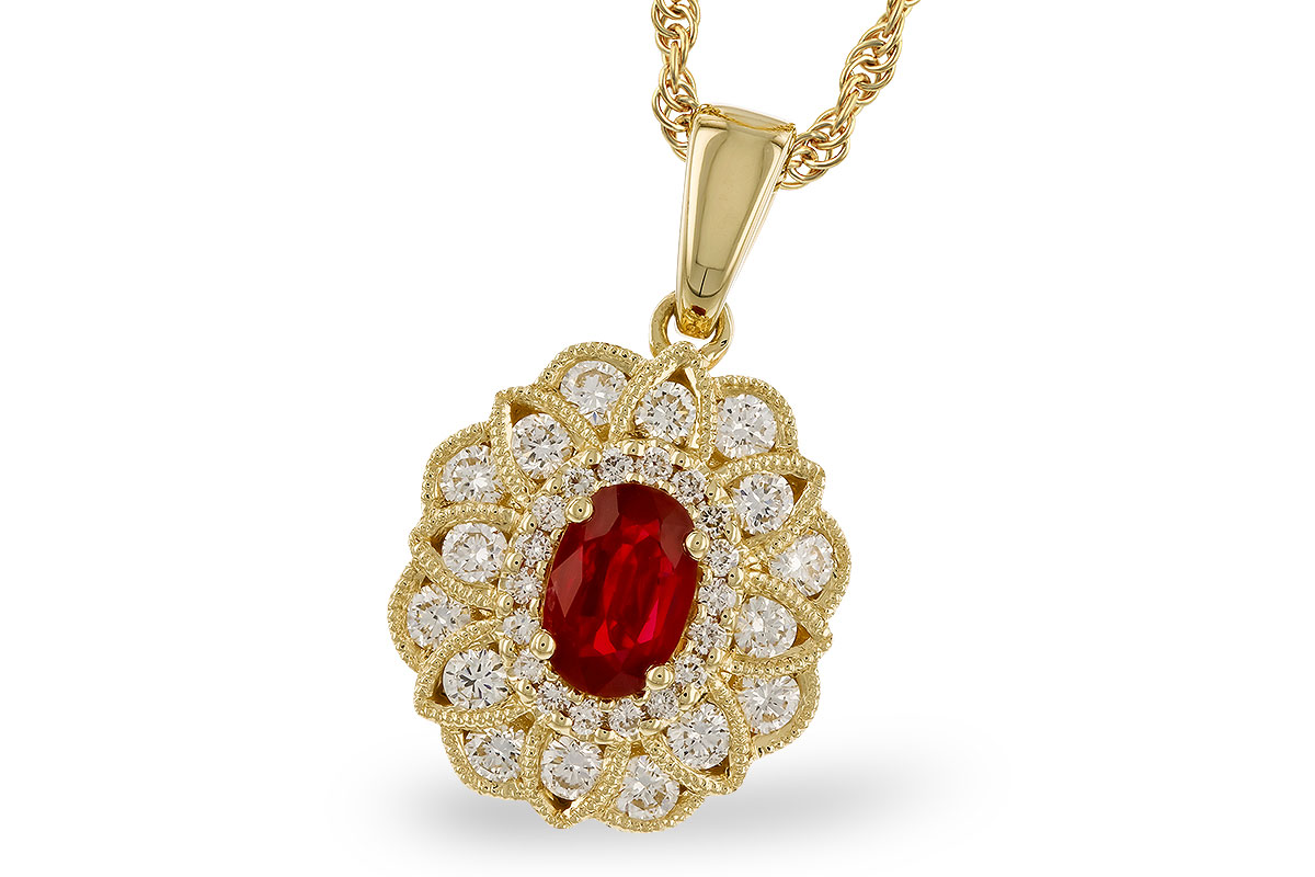 C283-26303: NECK .55 RUBY TW 1.07 TGW (6x4MM RUBY)