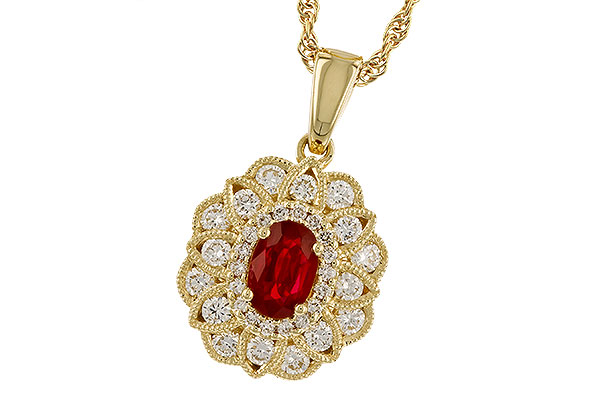 C283-26303: NECK .55 RUBY TW 1.07 TGW (6x4MM RUBY)