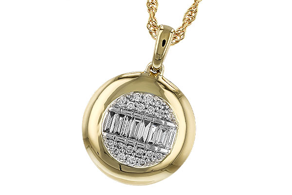 C283-27203: NECKLACE .10 BAG .17 TW