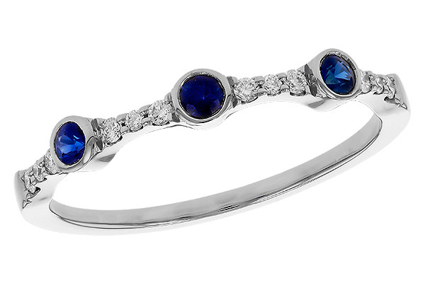 C284-12676: LDS WED RG .16 SAPPHIRE .25 TGW