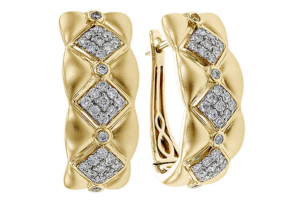 C284-13567: EARRINGS .75 TW