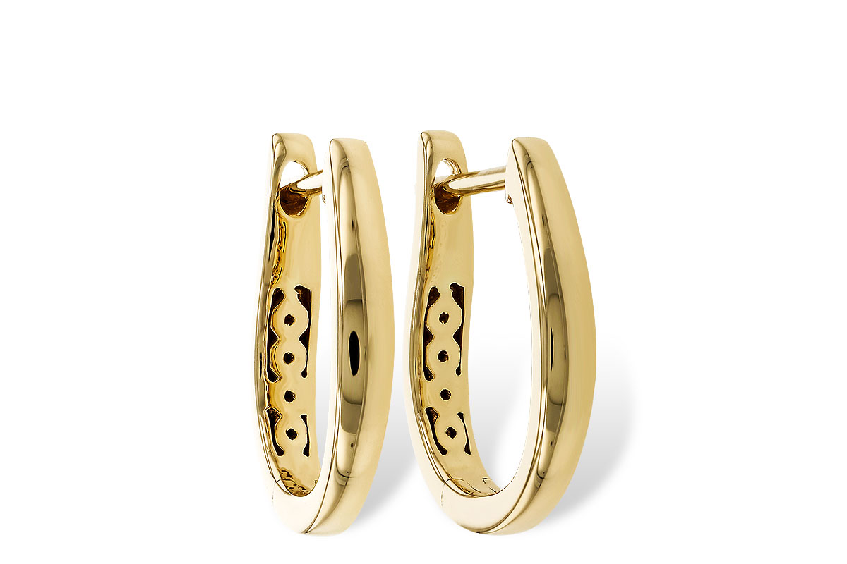 C284-15430: GOLD EARRINGS (15MM)