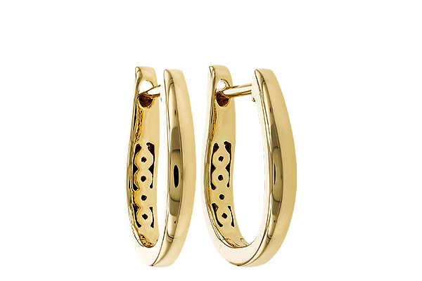C284-15430: GOLD EARRINGS (15MM)