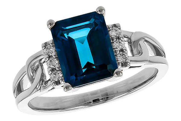 C284-16294: LDS RG 2.42 LONDON BLUE TOPAZ 2.50 TGW (9x7MM LBT)