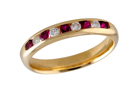 D102-29012: LDS WED RG .22 RUBY .38 TGW