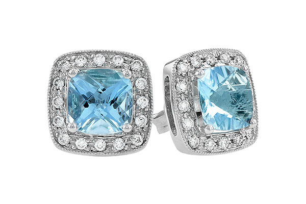 D105-05448: EARRINGS 1.55 AQUA 1.75 TGW