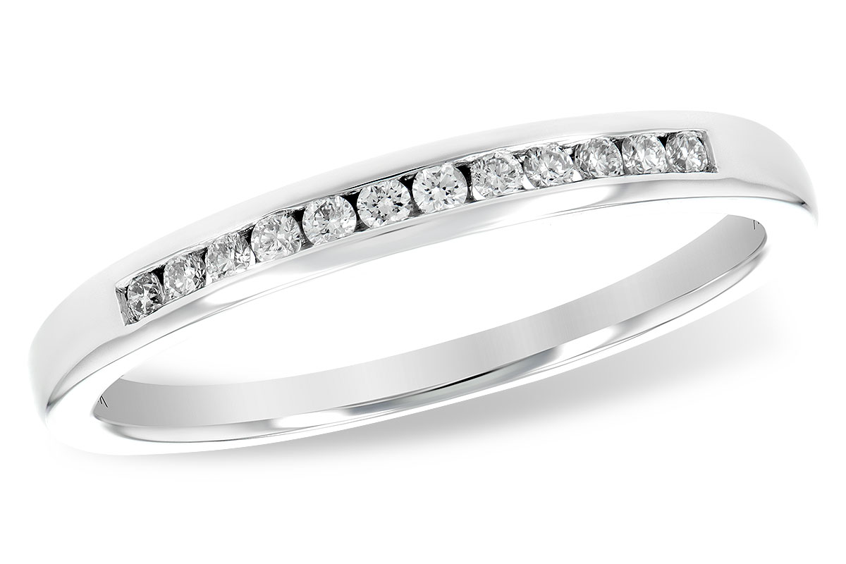 D197-80876: LDS WED RG .12 TW (12 STONES)
