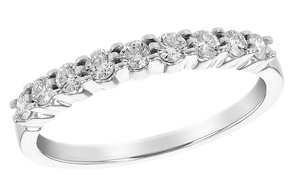 D198-69085: LDS WED RG .33 TW (9 STONES)