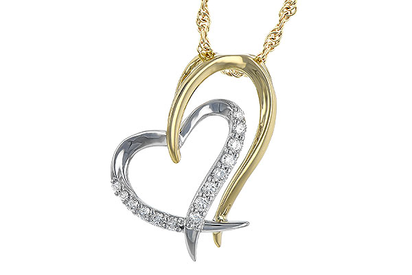 D199-58139: NECKLACE .15 TW