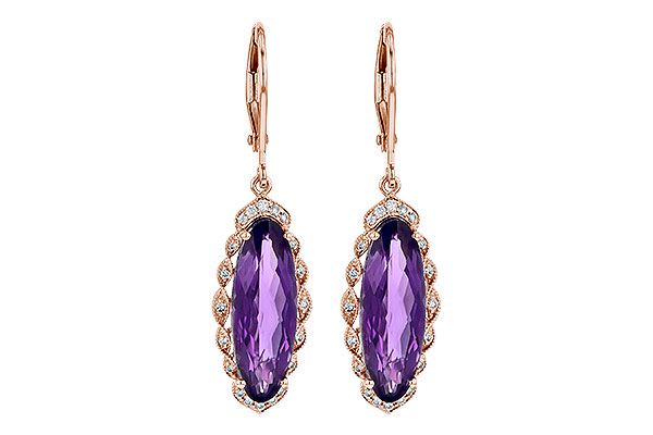 D199-62639: EARR 4.75 AMETHYST 4.90 TGW